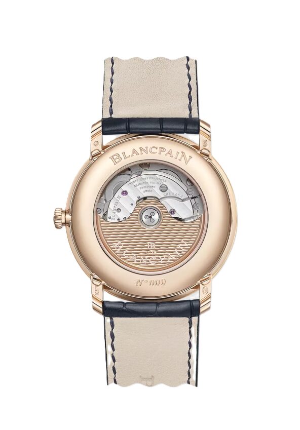 BLANCPAIN ヴィルレ コンプリートカレンダー 40mm ブルー文字盤 レッドゴールド 6654-3640-55B