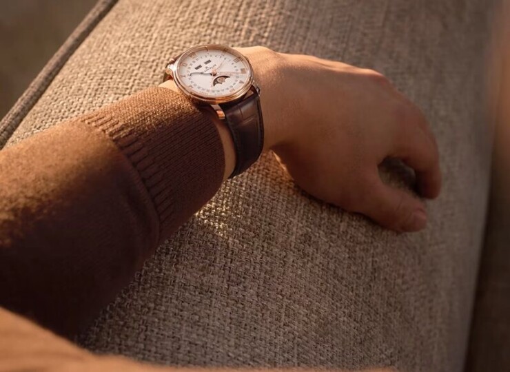 BLANCPAIN ヴィルレ コンプリートカレンダー 40mm ホワイト文字盤 レッドゴールド 6654-3642-55B