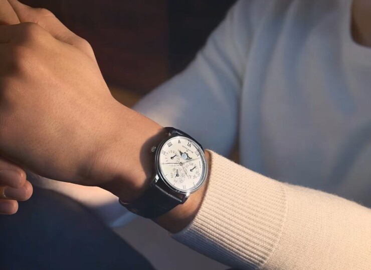 BLANCPAIN ヴィルレ パーペチュアルカレンダー 40mm ホワイト文字盤 スティール 6656-1127-55B