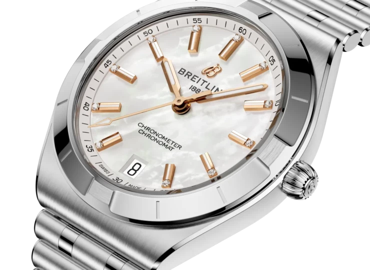 BREITLING クロノマット オートマチック 36 マザーオブパール文字盤 ブレスレット A10320101A1A1
