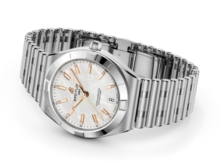BREITLING クロノマット オートマチック 36 マザーオブパール文字盤 ブレスレット A10320101A1A1