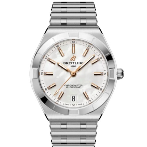 BREITLING クロノマット オートマチック 36 マザーオブパール文字盤 ブレスレット A10320101A1A1
