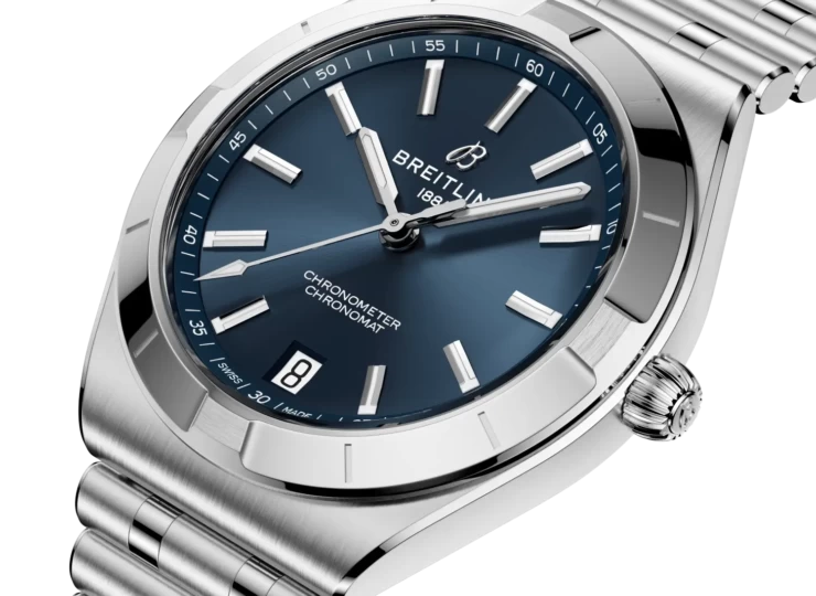 BREITLING クロノマット オートマチック 36 ブルー文字盤 A10320101C1A1