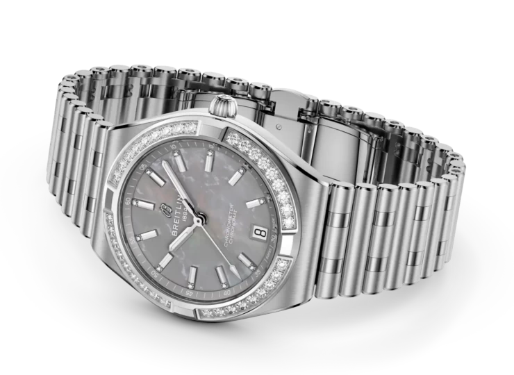 BREITLING クロノマット オートマチック 36 グレー マザーオブパール文字盤 A10320591G1A1
