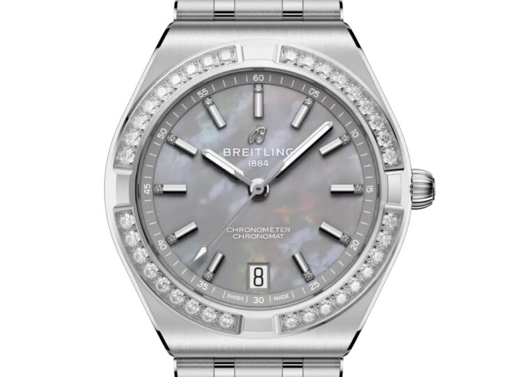 BREITLING クロノマット オートマチック 36 グレー マザーオブパール文字盤 A10320591G1A1