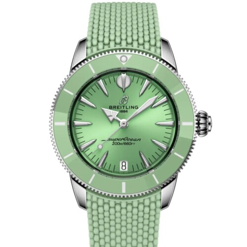 BREITLING スーパーオーシャン ヘリテージ オートマチック 36 グリーン文字盤 A10390361L1S1