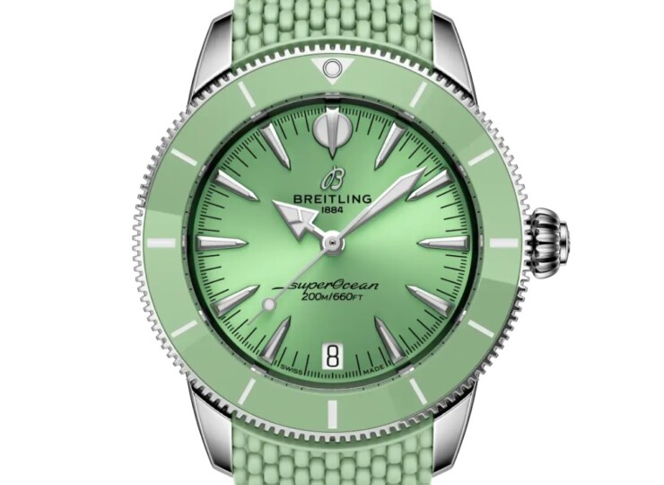 BREITLING スーパーオーシャン ヘリテージ オートマチック 36 グリーン文字盤 A10390361L1S1