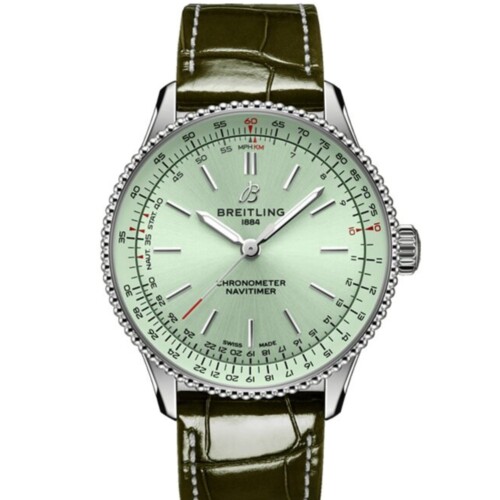 BREITLING ナビタイマー オートマチック 36 ミントグリーン文字盤 A17327361L1P1