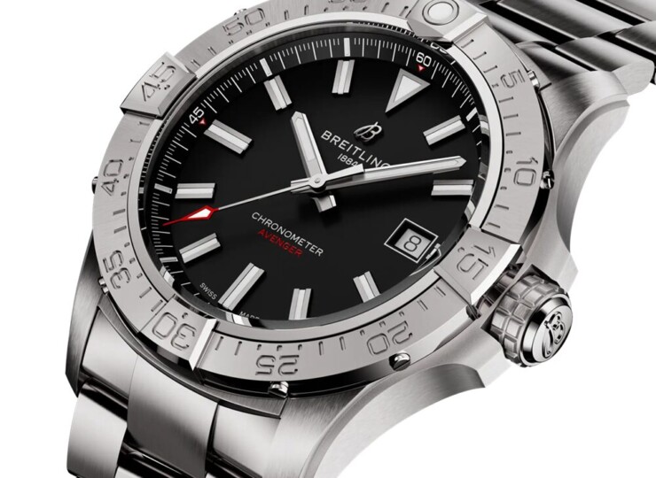 BREITLING アベンジャー オートマチック 42 ブラック文字盤 A17328101B1A1