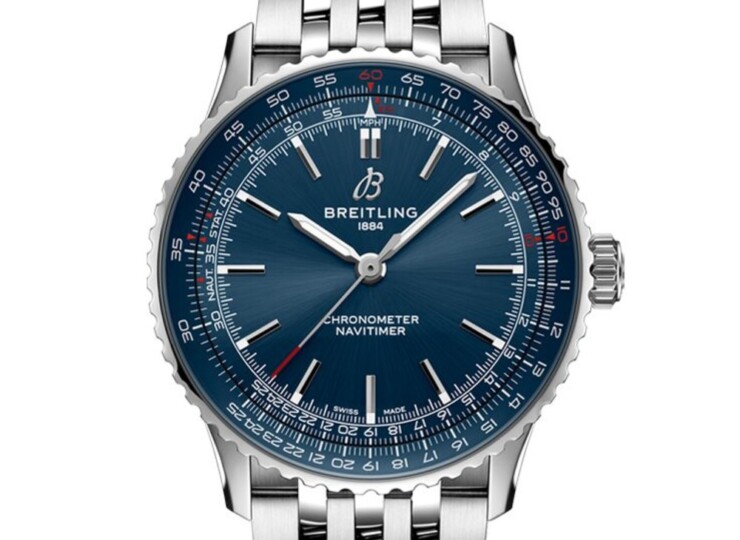 BREITLING ナビタイマー オートマチック 41 ブルー文字盤 A17329161C1A1