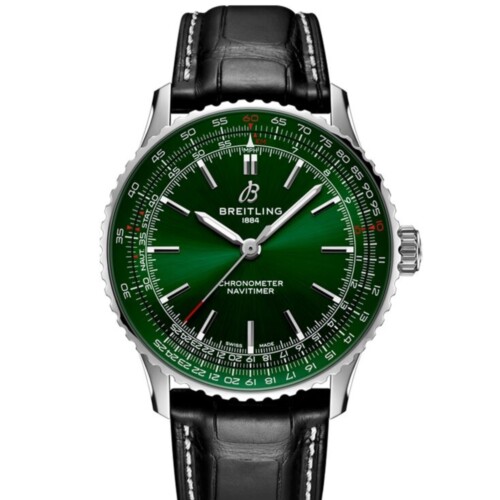 BREITLING ナビタイマー オートマチック 41 グリーン文字盤 A17329371L1P1