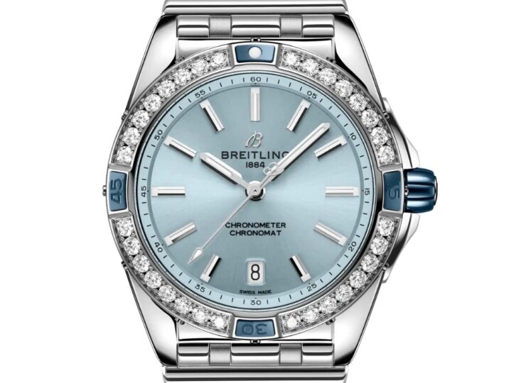 BREITLING スーパー クロノマット オートマチック 38 ブルー文字盤 ステンレススティール ブレスレット A17356531C1A1
