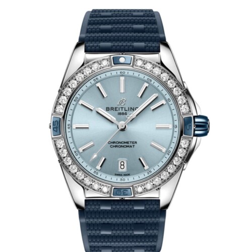 BREITLING スーパー クロノマット オートマチック 38 ブルー文字盤 A17356531C1S1