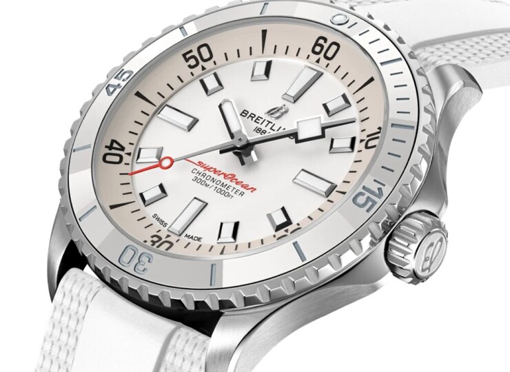 BREITLING スーパーオーシャン オートマチック 42 ジャパン エディション ホワイト文字盤 A17375A71A1S1