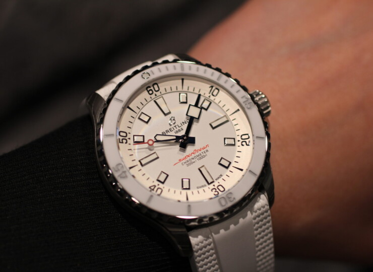 BREITLING スーパーオーシャン オートマチック 42 ジャパン エディション ホワイト文字盤 A17375A71A1S1