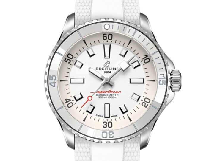 BREITLING スーパーオーシャン オートマチック 42 ジャパン エディション ホワイト文字盤 A17375A71A1S1