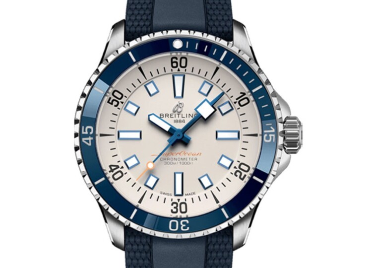 BREITLING スーパーオーシャン オートマチック 42 クリーム文字盤 A17375E71G1S1