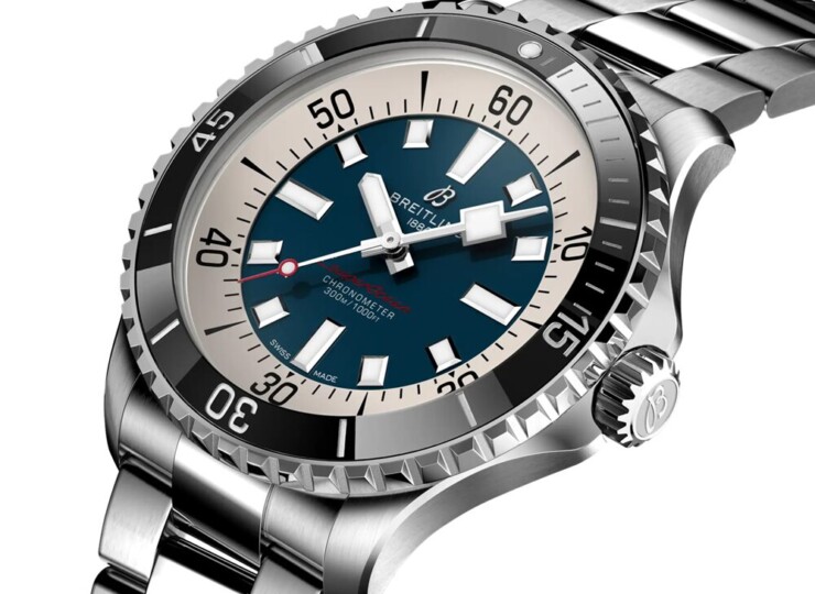 BREITLING スーパーオーシャン オートマチック 44 ブルー文字盤 A17376211C1A1