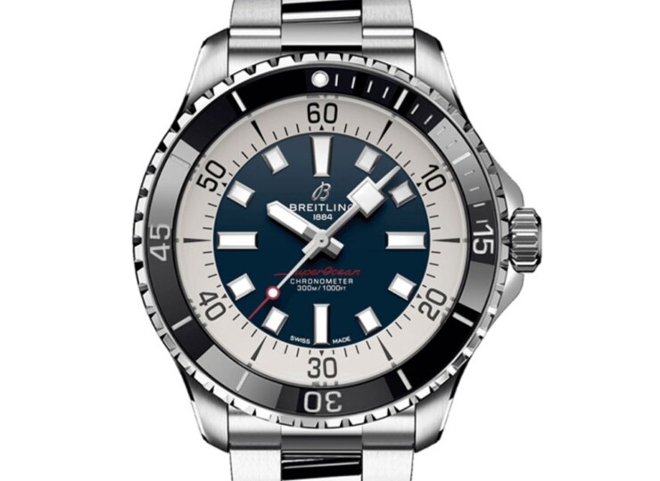 BREITLING スーパーオーシャン オートマチック 44 ブルー文字盤 A17376211C1A1