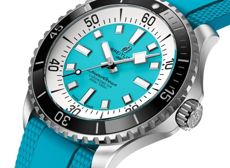 BREITLING スーパーオーシャン オートマチック 44 ターコイズ文字盤 A17376211L2S2