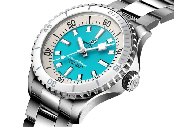 BREITLING スーパーオーシャン オートマチック 36 ターコイズ文字盤 A17377211C1A1