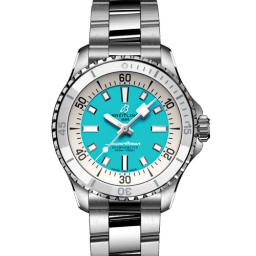 BREITLING スーパーオーシャン オートマチック 36 ターコイズ文字盤 A17377211C1A1