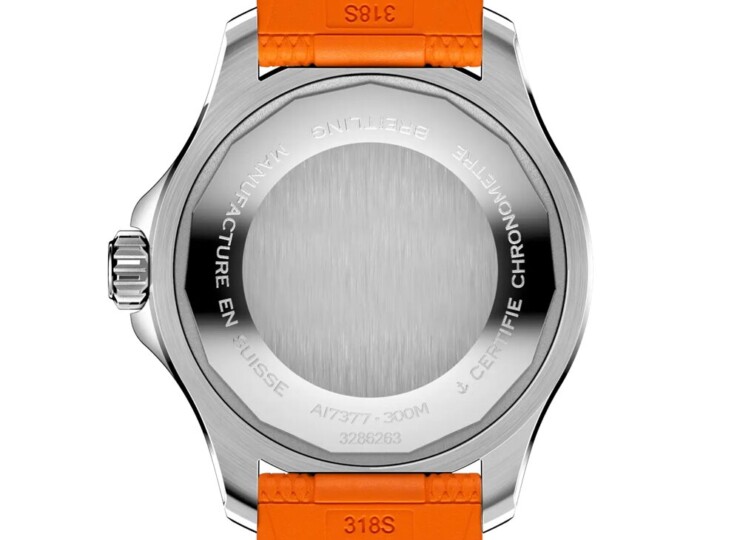 BREITLING スーパーオーシャン オートマチック 36 オレンジ文字盤 A17377211O1S1