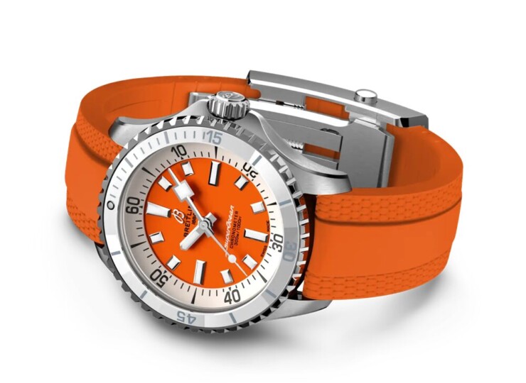 BREITLING スーパーオーシャン オートマチック 36 オレンジ文字盤 A17377211O1S1