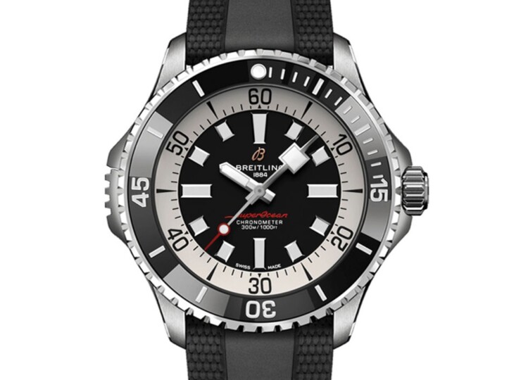 BREITLING スーパーオーシャン オートマチック 46 ブラック文字盤 A17378211B1S1