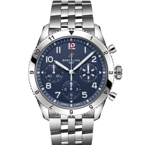 BREITLING クラシック アヴィ クロノグラフ 42 トリビュート トゥ ヴォート F4U コルセア ブルー文字盤 A233801A1C1A1
