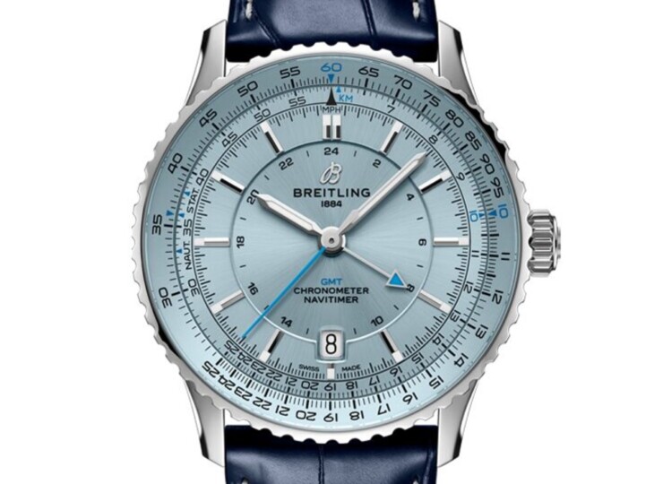 BREITLING ナビタイマー オートマチック GMT 41 アイスブルー文字盤 A32310171C1P1