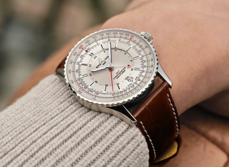 BREITLING ナビタイマー オートマチック GMT 41 クリーム文字盤 A32310211G1P1