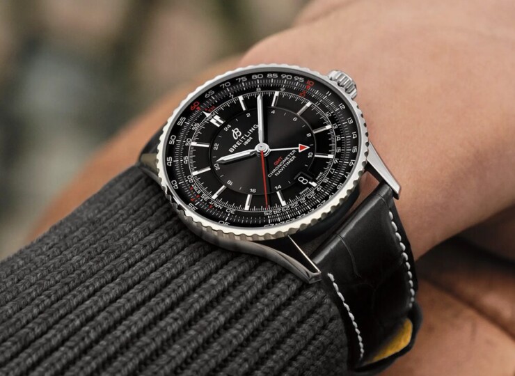 BREITLING ナビタイマー オートマチック GMT 41 ブラック文字盤 A32310251B1P1