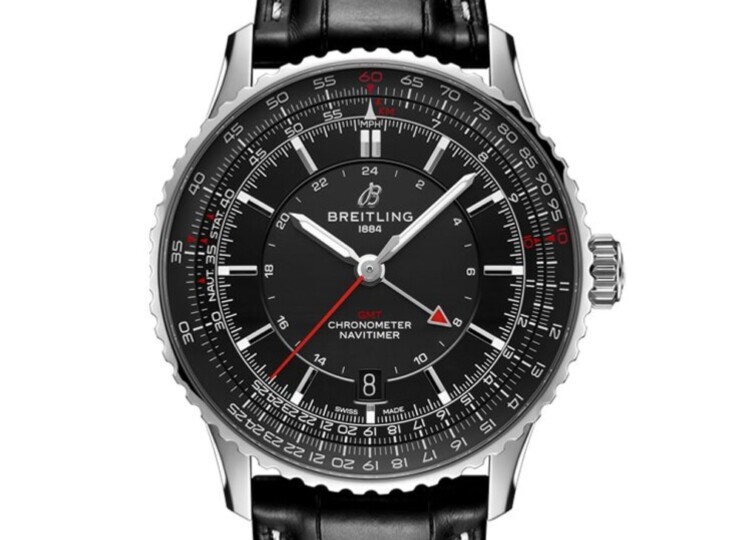 BREITLING ナビタイマー オートマチック GMT 41 ブラック文字盤 A32310251B1P1