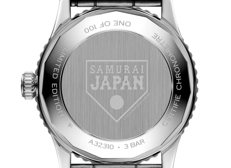 BREITLING ナビタイマー オートマチックGMT 41 侍ジャパン リミテッド ブルー文字盤 A323103A1C1P1