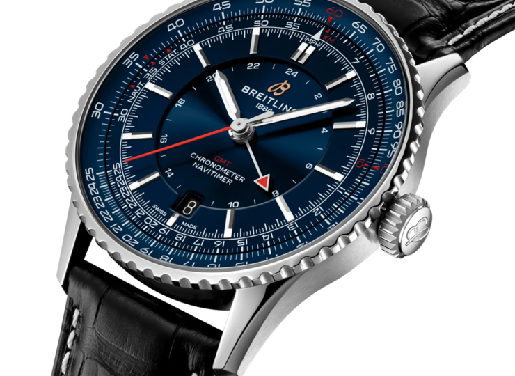 BREITLING ナビタイマー オートマチックGMT 41 侍ジャパン リミテッド ブルー文字盤 A323103A1C1P1