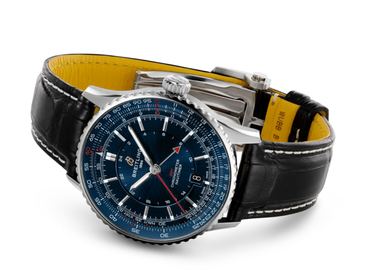 BREITLING ナビタイマー オートマチックGMT 41 侍ジャパン リミテッド ブルー文字盤 A323103A1C1P1