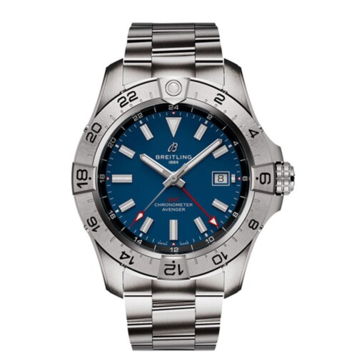 BREITLING アベンジャー オートマチック GMT 44 ブルー文字盤 A32320101C1A1