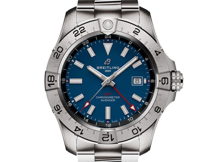 BREITLING アベンジャー オートマチック GMT 44 ブルー文字盤 A32320101C1A1