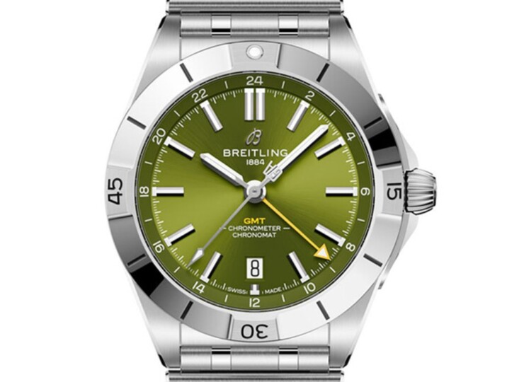 BREITLING クロノマット オートマチック GMT 40 ヤニス・アデトクンボ グリーン文字盤 A32398A11L1A1