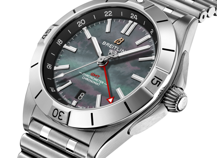 BREITLING クロノマット オートマチック GMT 40 ジャパン リミテッド グレー マザーオブパール文字盤 A32398A91G1A1