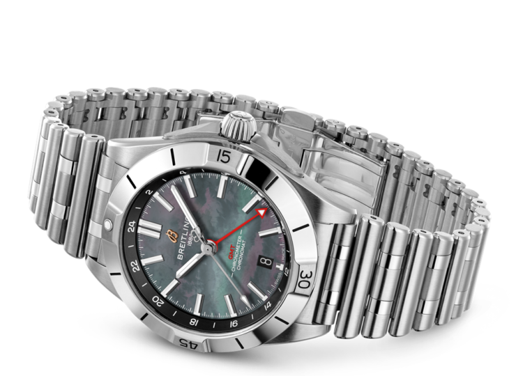 BREITLING クロノマット オートマチック GMT 40 ジャパン リミテッド グレー マザーオブパール文字盤 A32398A91G1A1