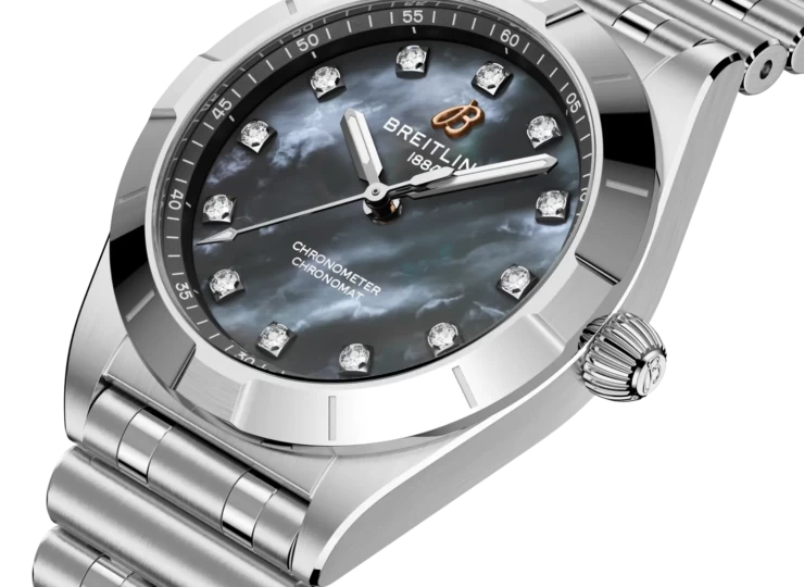 BREITLING クロノマット 28 ジャパン エディション ブラック マザーオブパール文字盤 A72310101B1A1