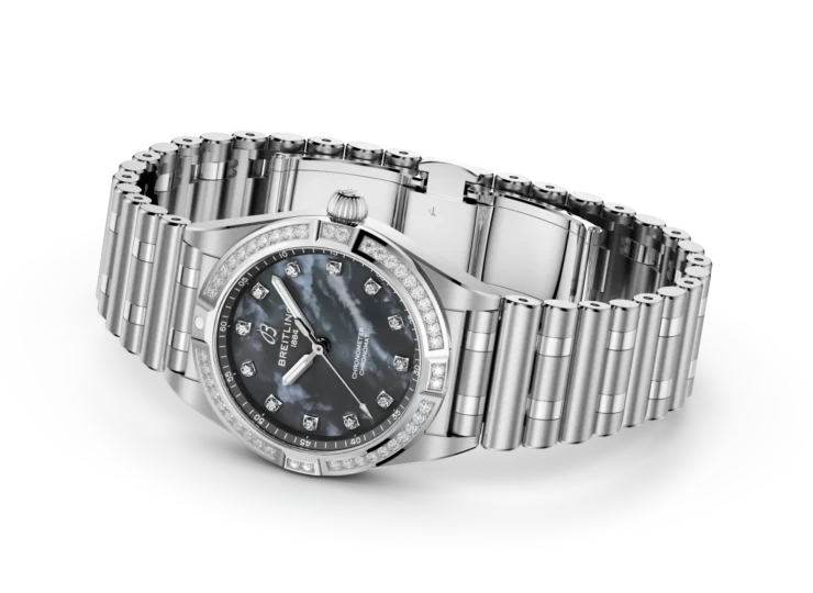 BREITLING クロノマット 28 グレー マザーオブパール文字盤 A72310531G1A1