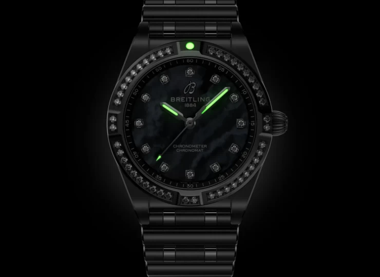 BREITLING クロノマット 28 グレー マザーオブパール文字盤 A72310531G1A1