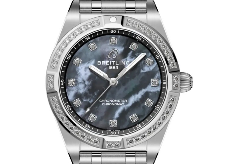 BREITLING クロノマット 28 グレー マザーオブパール文字盤 A72310531G1A1