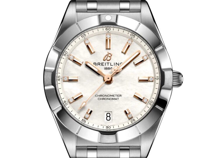 BREITLING クロノマット 32 マザーオブパール文字盤 ステンレススティール A77310101A4A1