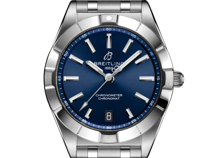 BREITLING クロノマット 32 ブルー文字盤 A77310101C1A1