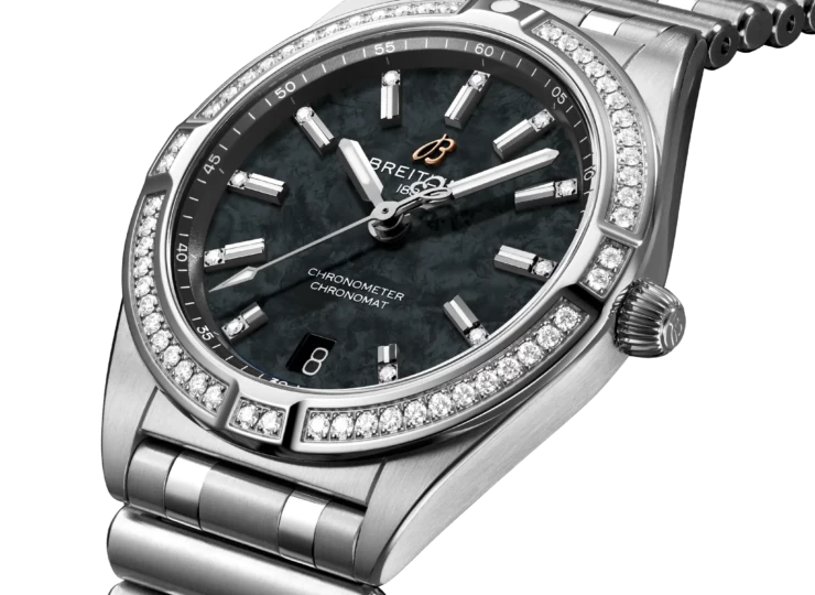 BREITLING クロノマット 32 ジャパン リミテッド ブラック マザーオブパール文字盤 A773104A1B1A1