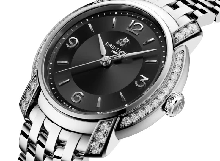 BREITLING レディ プレミエ 32 ブラック文字盤 A77330671B1A1
